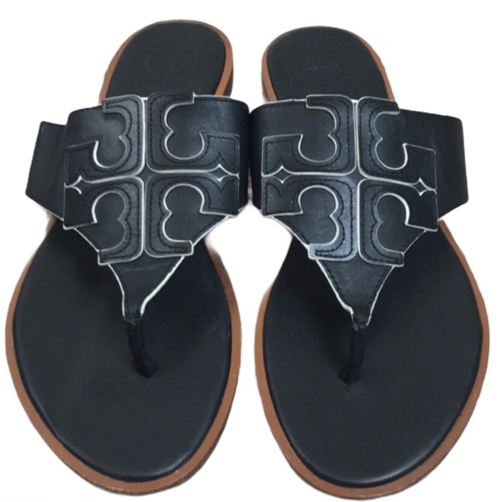 Tory Burch black miller sandals